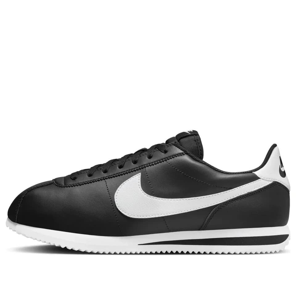 Nike Cortez Leather Black White Men's Classic Sneakers DM4044-001 New